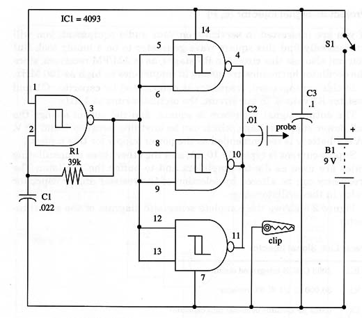 Figure 1 – Schematic diagram of the signal injector
