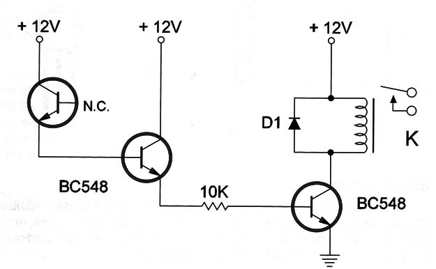 Figure 2 – Typical circuit using a phototransistor
