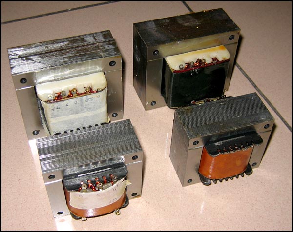 Figure 2 - Common transformers used in power supplies.
