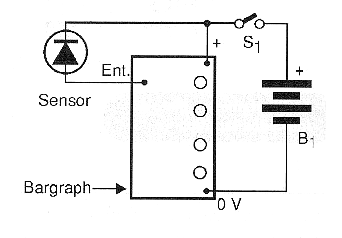 Figure 5 - Temperature meter using a common diode as sensor.
