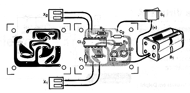 Figure 3 - Printed circuit board for the assembly
