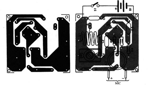    Figure 2 – Printed circuit board for the project
