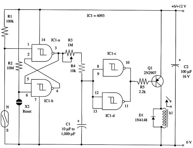 Figure 1 – Schematic diagram of the alarm
Figure 1 – Schematic diagram of the alarm