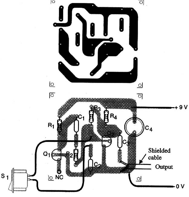Figure 3 – PCB for the circuit
Figure 3 – PCB for the circuit