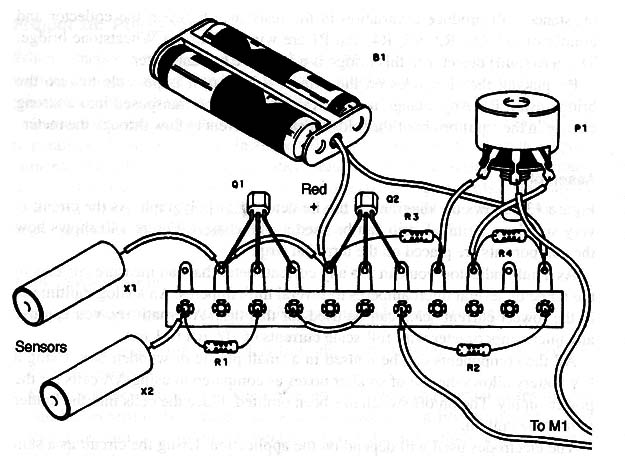Figure 2 – The circuit can be mounted on a terminal strip
Figure 2 – The circuit can be mounted on a terminal strip