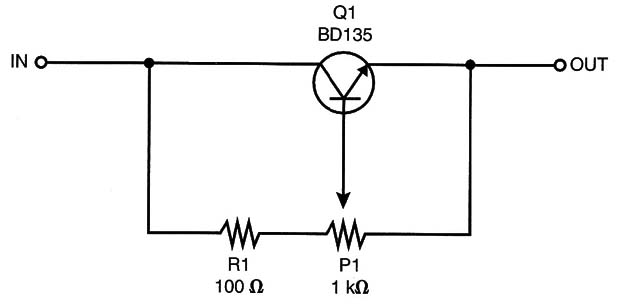 Figure 2 – Schematic diagram of the electronic potentiometer
Figure 2 – Schematic diagram of the electronic potentiometer