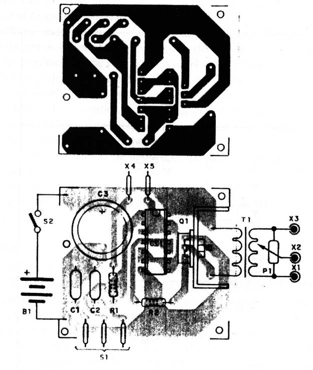 Figure 2 – Printed circuit board recommended for this project
Figure 2 – Printed circuit board recommended for this project