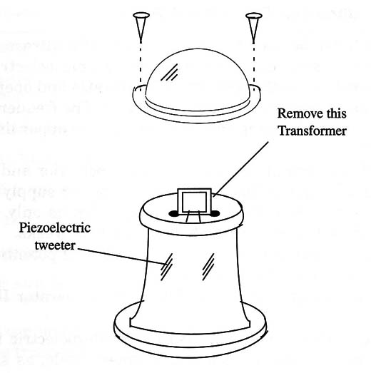 Figure 2- Using a low-impedance common tweeter
Figure 2- Using a low-impedance common tweeter