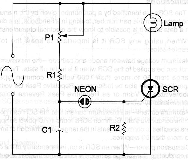Figure 5 – Power control using a SCR
Figure 5 – Power control using a SCR