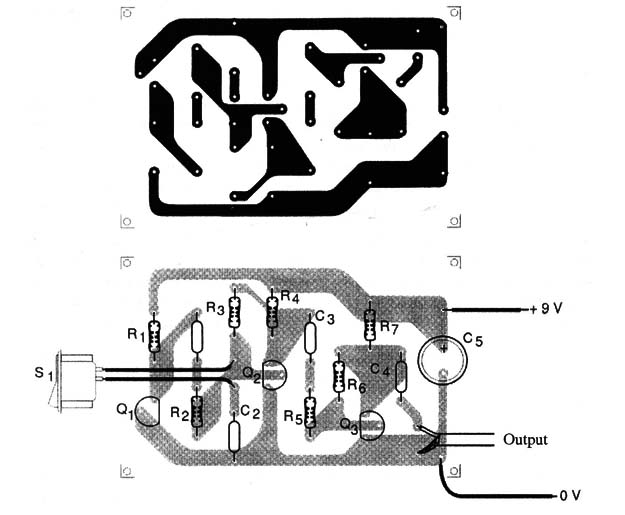Figure 2 – Printed circuit board for the project
Figure 2 – Printed circuit board for the project