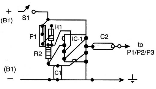 Figure 21 – PCB for the sound indicator II
Figure 21 – PCB for the sound indicator II