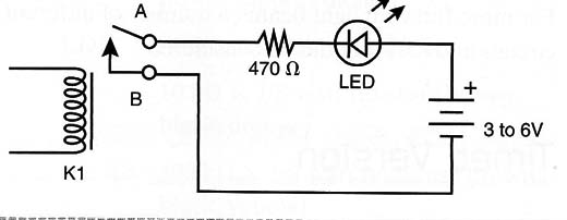 Figure 5 – Usinf an LED to adjust the circuit
Figure 5 – Usinf an LED to adjust the circuit