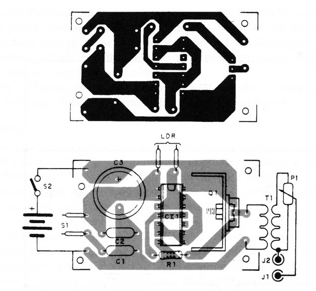 Figure 3 – Printed circuit board for the project
Figure 3 – Printed circuit board for the project