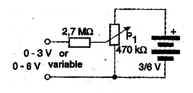 Figure 4 - The polarization circuit.
Figure 4 - The polarization circuit.