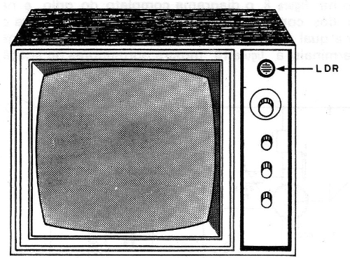 Figure 7 - The LDR in an old TV
Figure 7 - The LDR in an old TV