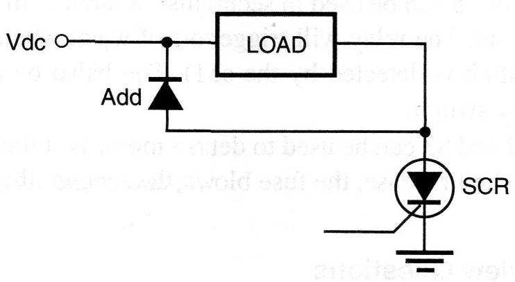 Figure 1 – Protecting with a diode
Figure 1 – Protecting with a diode