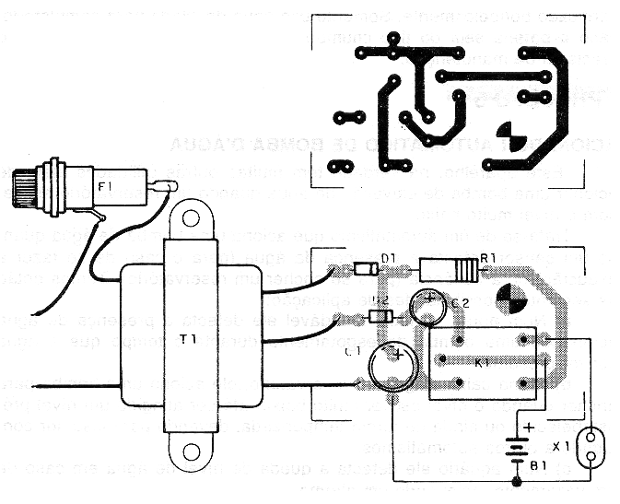 Figure 2 - Layout of the components on a printed circuit board.
Figure 2 - Layout of the components on a printed circuit board.