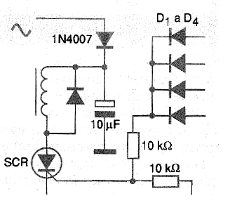 Figure 6 - Adding a locking circuit.
Figure 6 - Adding a locking circuit.