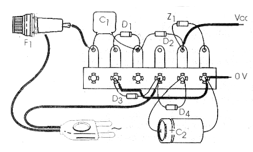 Figure 4 - Mounting on a terminal bridge.
Figure 4 - Mounting on a terminal bridge.