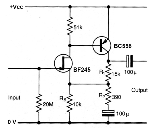 Figure 5 - Circuit using transistors
Figure 5 - Circuit using transistors