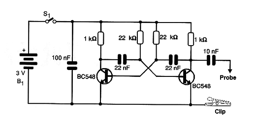 Figure 5 – Simple signal injector
Figure 5 – Simple signal injector