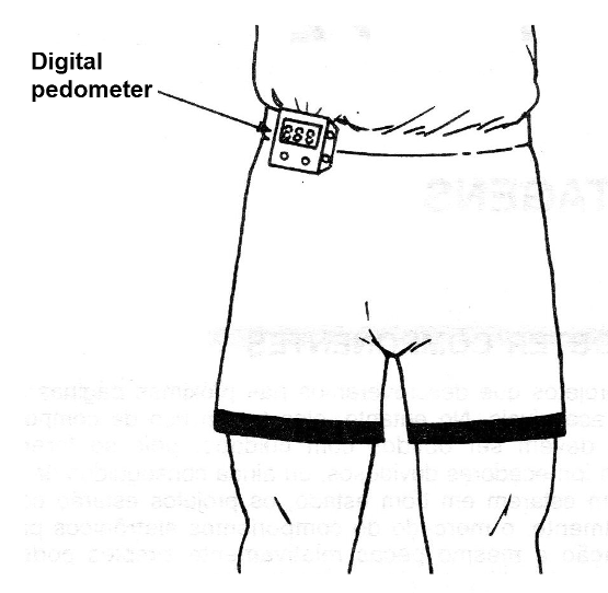 Figure 8 - The pedometer
Figure 8 - The pedometer