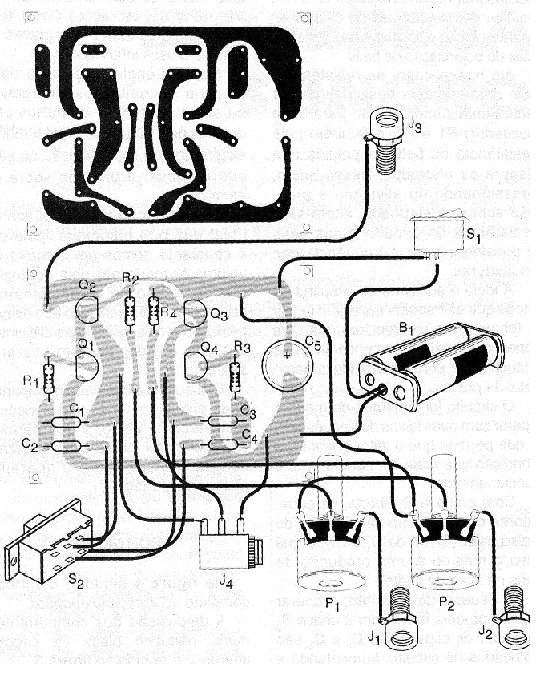 Figure 5 - Printed circuit board for the assembly
Figure 5 - Printed circuit board for the assembly