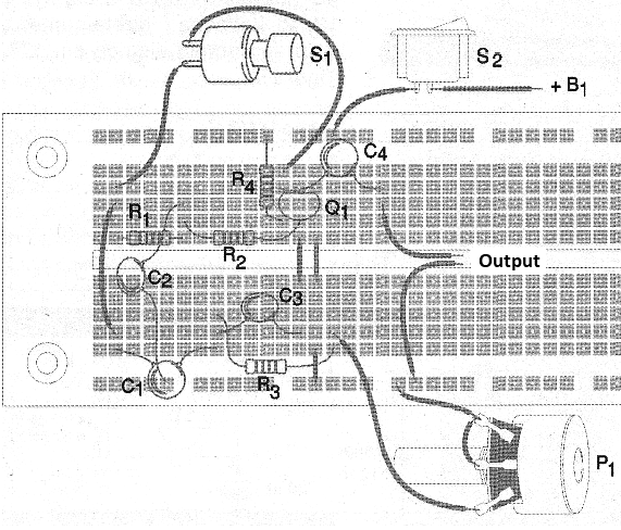 Figure 2 - Assembly in an protoboard
