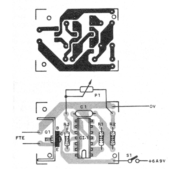 Figure 3 - Printed circuit board for mounting
Figure 3 - Printed circuit board for mounting