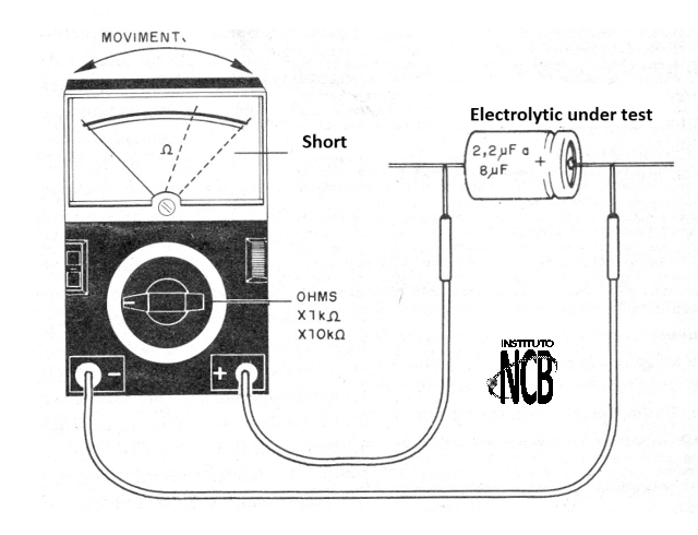 Figure 2 - Testing the capacitor C4
Figure 2 - Testing the capacitor C4