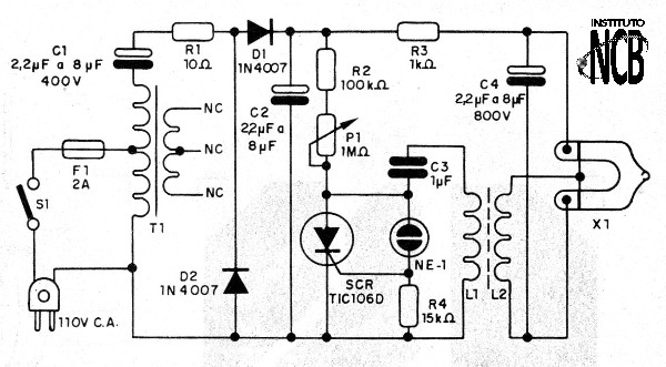 Figure 5 - Version for 110 V
Figure 5 - Version for 110 V