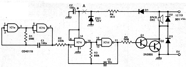 Figure 2 - Variable tone siren
Figure 2 - Variable tone siren
