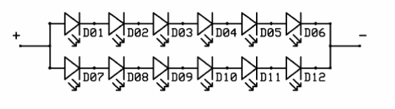 Figure 3 – LEDs connection
Figure 3 – LEDs connection