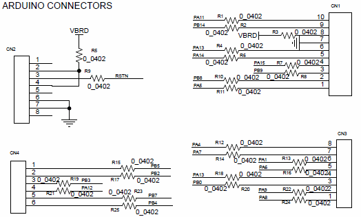 Figure 3 – Arduino connectors examples
Figure 3 – Arduino connectors examples