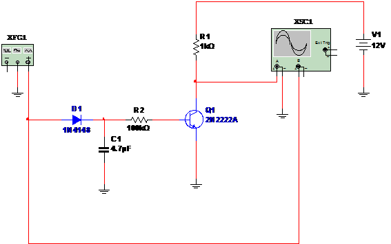 Figure 1 – RC time circuit
Figure 1 – RC time circuit