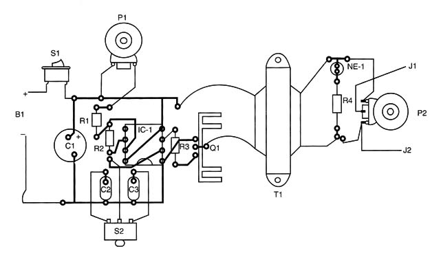Figure 3 - Printed circuit board for the project
Figure 3 - Printed circuit board for the project