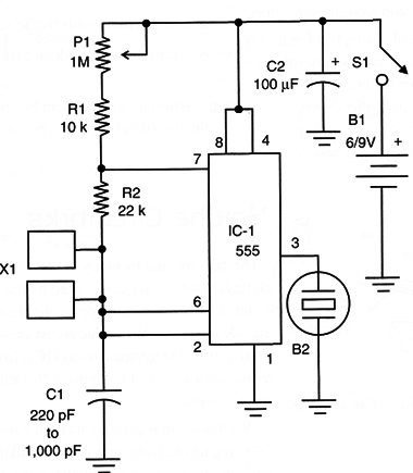 Figure 4 – Schematics for the sensor
Figure 4 – Schematics for the sensor