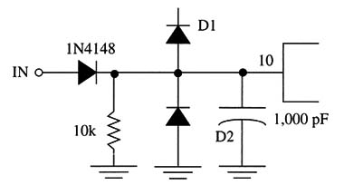 Figure 5 – Detector using diodes
Figure 5 – Detector using diodes
