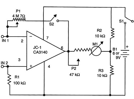 Figure 3 – Complete circuit of the Bio Amplifier
Figure 3 – Complete circuit of the Bio Amplifier