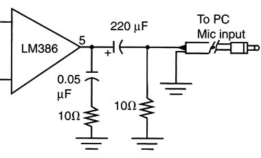 Figure 4 – Using an additional amplifier
Figure 4 – Using an additional amplifier