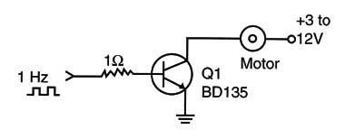 Figure 10 – driving a motor
Figure 10 – driving a motor
