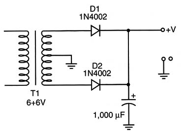 Figure 3 – power supply for the project
Figure 3 – power supply for the project
