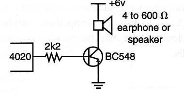 Figure 4 – Loudspeaker output stage
Figure 4 – Loudspeaker output stage