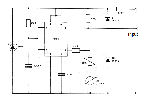 Tachometer using the 555
Tachometer using the 555