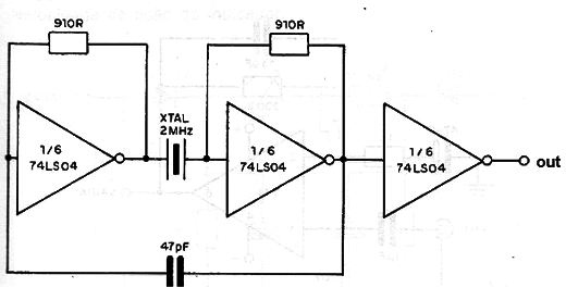 2 MHz XTAL Oscillator
2 MHz XTAL Oscillator