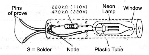 Figure 3 - Assembling the lamp
