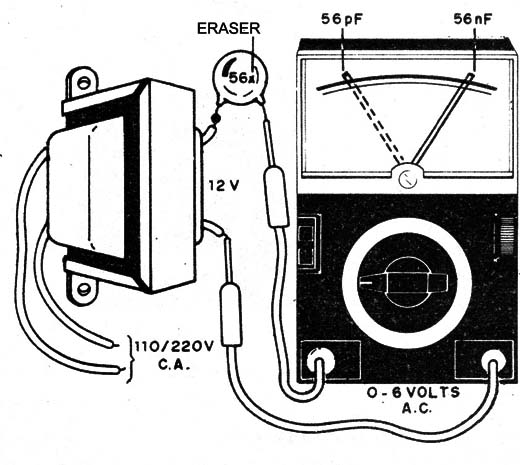 Figure 5 - Distinguishing capacitors
Figure 5 - Distinguishing capacitors