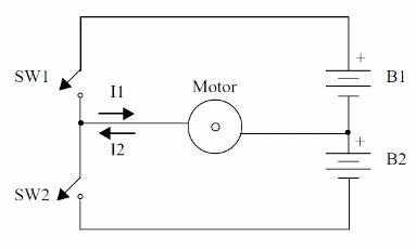 Figure 1 – The basic half-bridge using switches
Figure 1 – The basic half-bridge using switches