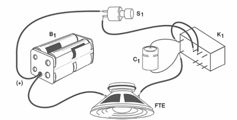 Figure 2 - The components are directly interconnected without the need of a terminal strip or PCB
Figure 2 - The components are directly interconnected without the need of a terminal strip or PCB
