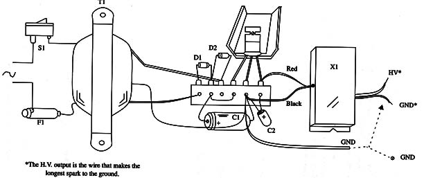 Figure 3 – Mounting using a terminal strip as chassis
Figure 3 – Mounting using a terminal strip as chassis
